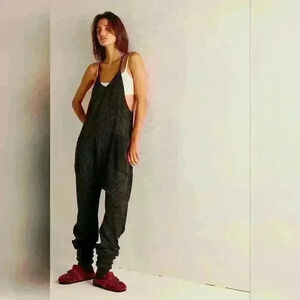 NWT FP One Hand Dyed Frankie Knit Cotton Blend Cottage Indie Jumpsuit XS